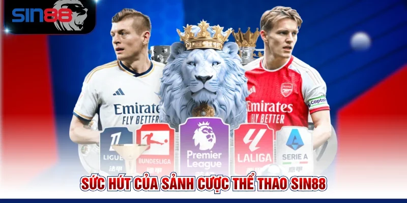 Sức hút của sảnh cược Thể thao SIN88
